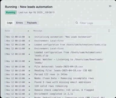 Report automations