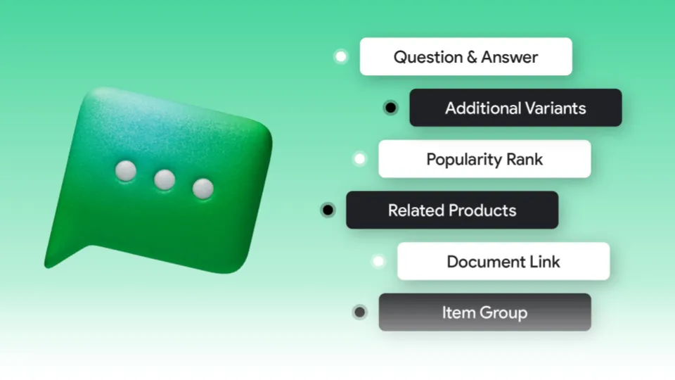 Official Google conversational attributes announcement visual